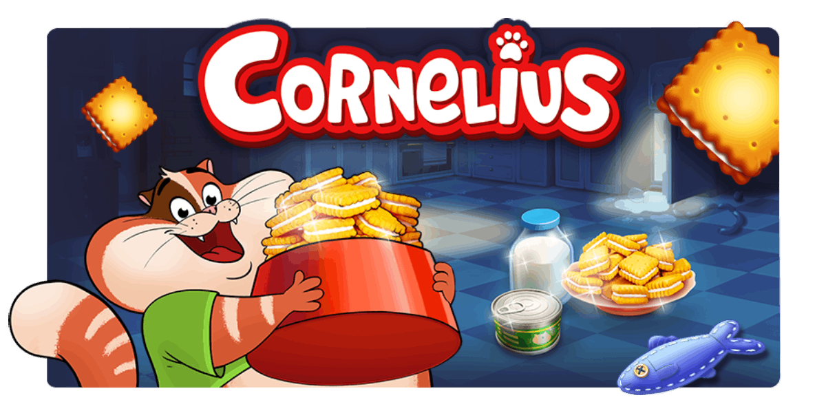 Cornelius™ แมวที่น่ารักล่าสุดจาก NetEnt